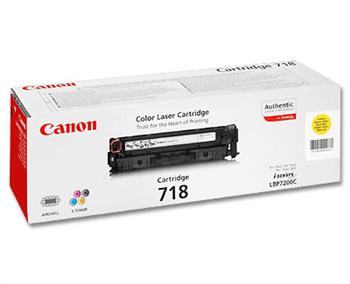 Картридж Canon 718 LBP-7200/7210/7660/7680/8330/ 8340/8350/8360/8380/8540/8550/8580 Yellow