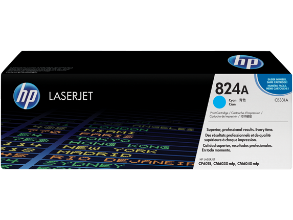 Оригінальний картридж HP 824A (CB381A) Cyan