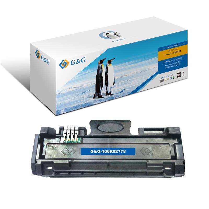 Картридж G and G до Xerox PH3052/3260/WC3215/3225 Black (2*3000 стор)