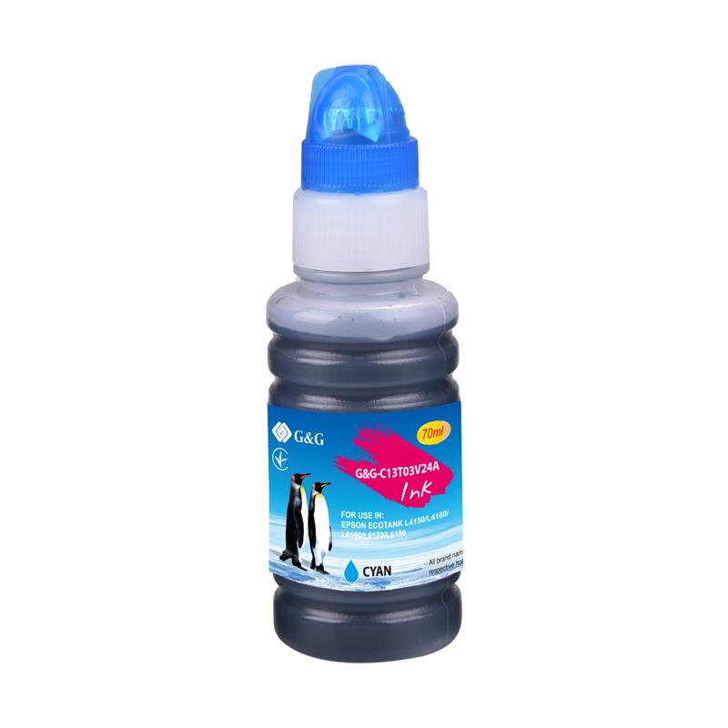 Контейнер з чорнилом G and G до Epson L4150/L4160 cyan