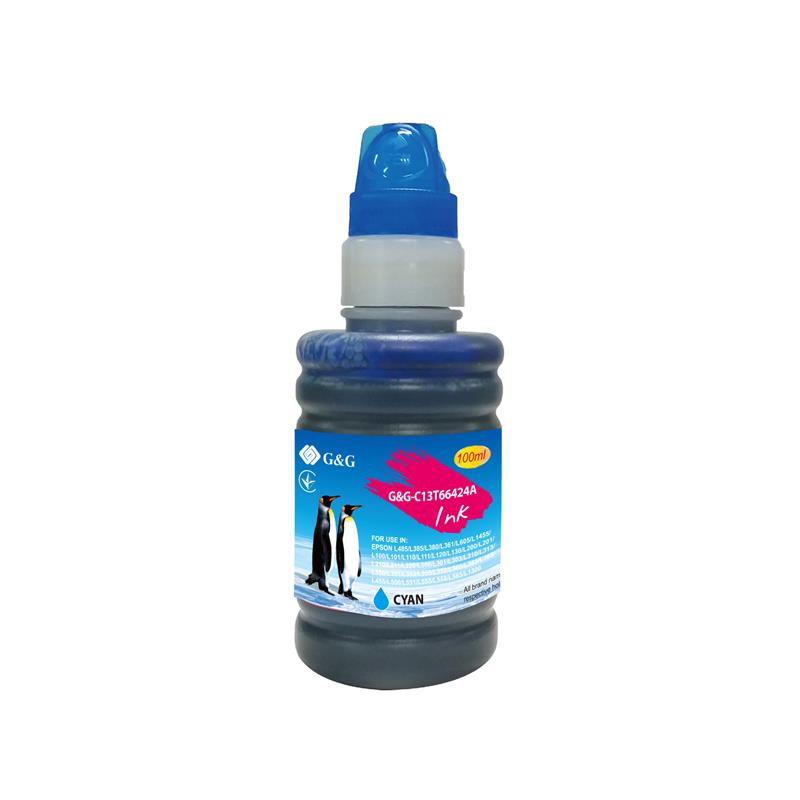 Контейнер з чорнилом G and G до Epson L100/L200 cyan