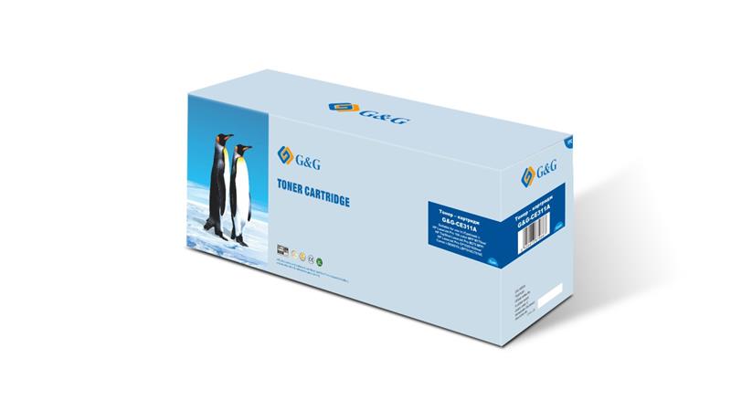 Картридж G and G до HP LJ CP1025 Cyan