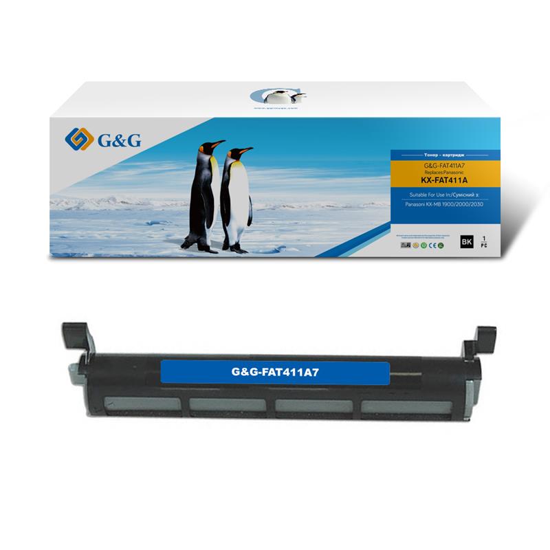 Тонер-картридж G and G KX-FAT411A7 до Panasonic KX-MB1900/2000/2020/2030 (2000 стор.)