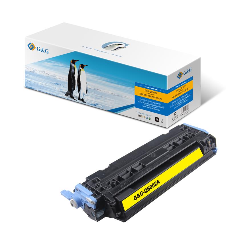 Картридж G and G for HP CLJ1600/2600 Yellow