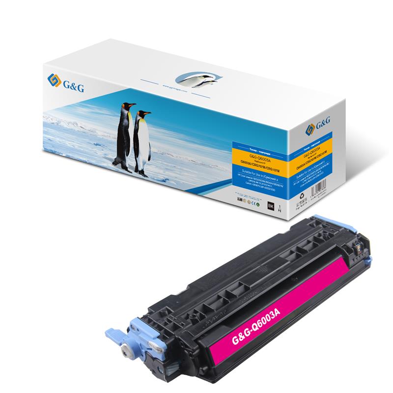 Картридж G and G for HP CLJ1600/2600 Magenta
